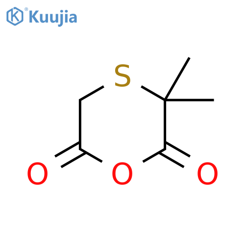 3,3-dimethyl-1,4-oxathiane-2,6-dione structure