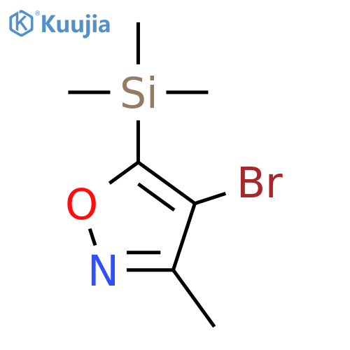 4-Bromo-3-methyl-5-trimethylsilanyl-isoxazole structure