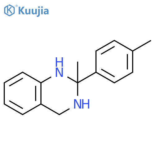Quinazoline, 1,2,3,4-tetrahydro-2-methyl-2-(4-methylphenyl)- structure