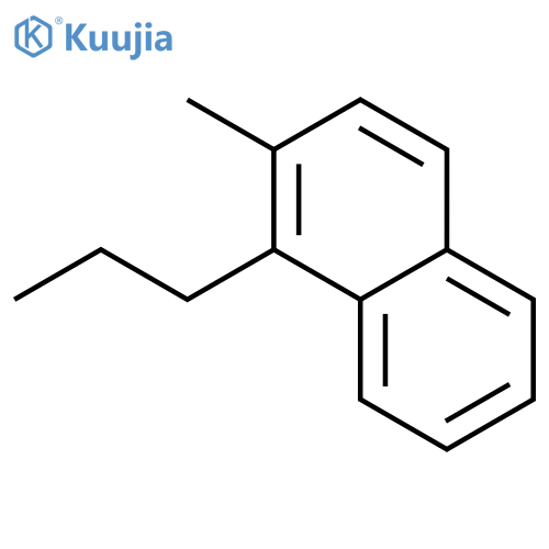 Naphthalene,2-methyl-1-propyl- structure