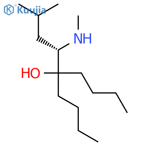 5-NONANOL, 5-BUTYL-2-METHYL-4-(METHYLAMINO)-, (4S)- structure