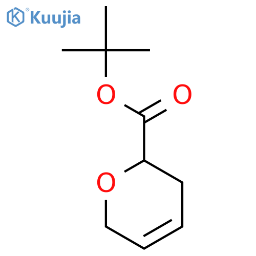 2H-PYRAN-2-CARBOXYLIC ACID, 3,6-DIHYDRO-, 1,1-DIMETHYLETHYL ESTER structure