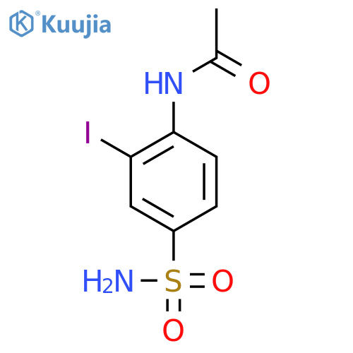 ACETAMIDE, N-[4-(AMINOSULFONYL)-2-IODOPHENYL]- structure