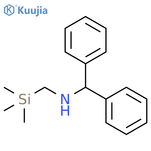 1,1-Diphenyl-N-[(trimethylsilyl)methyl]methanamine structure