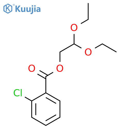 BENZOIC ACID, 2-CHLORO-, 2,2-DIETHOXYETHYL ESTER structure