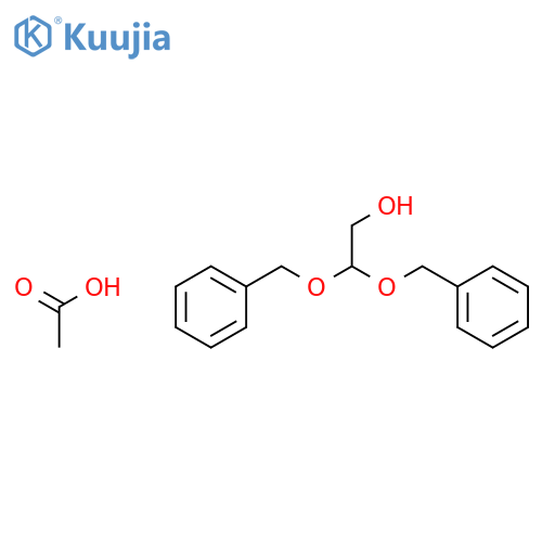 ETHANOL, 2,2-BIS(PHENYLMETHOXY)-, ACETATE structure