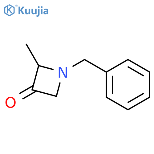 1-benzyl-2-methyl-azetidin-3-one structure