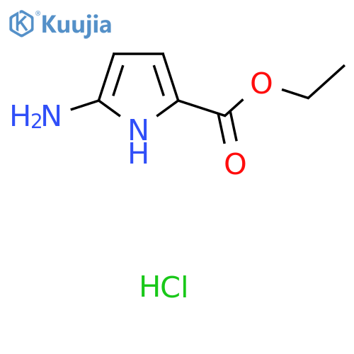 Ethyl 5-amino-1H-pyrrole-2-carboxylate hydrochloride structure