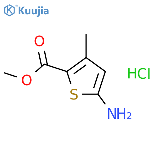 methyl 5-amino-3-methylthiophene-2-carboxylate hydrochloride structure