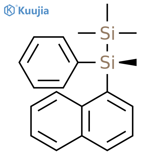 DISILANE, 1,1,1,2-TETRAMETHYL-2-(1-NAPHTHALENYL)-2-PHENYL-, (2S)- structure