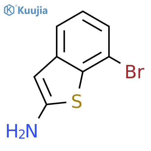 7-bromo-1-benzothiophen-2-amine structure