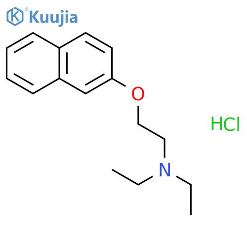 ETHANAMINE, N,N-DIETHYL-2-(2-NAPHTHALENYLOXY)-, HYDROCHLORIDE structure