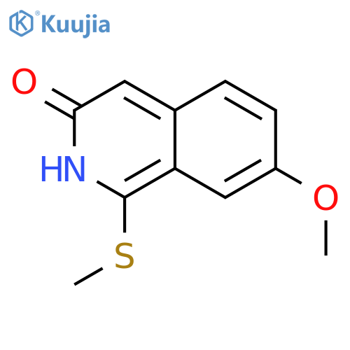 3(2H)-Isoquinolinone, 7-methoxy-1-(methylthio)- structure