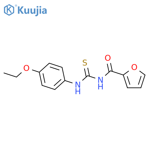 N-[(4-ethoxyphenyl)carbamothioyl]furan-2-carboxamide structure
