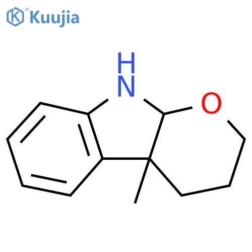 4a-Methyl-2,3,4,4a,9,9a-hexahydropyrano[2,3-b]indole structure