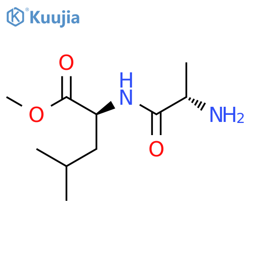 L-Leucine, N-L-alanyl-, methyl ester structure