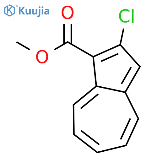 1-Azulenecarboxylic acid, 2-chloro-, methyl ester structure