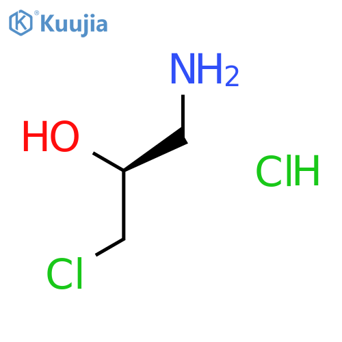 (2S)-1-amino-3-chloro-propan-2-ol hydrochloride structure