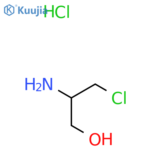2-Amino-3-chloropropan-1-ol hydrochloride structure