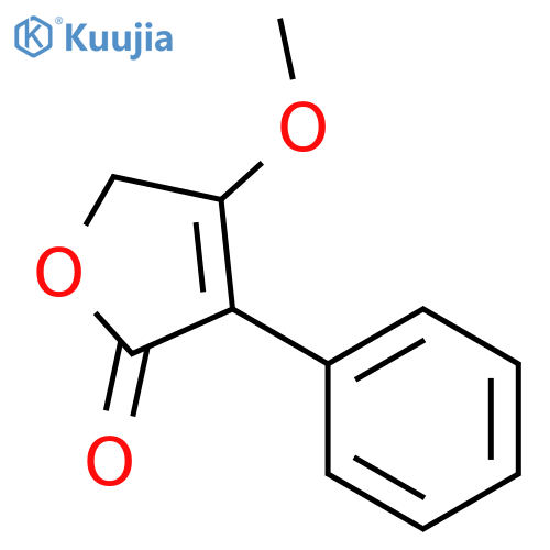 2(5H)-Furanone, 4-methoxy-3-phenyl- structure