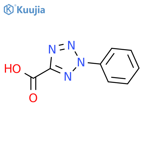 2-phenyl-2H-1,2,3,4-tetrazole-5-carboxylic acid structure