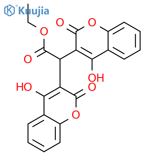 Ethyl Biscoumacetate structure