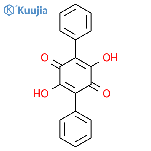 2,5-dihydroxy-3,6-diphenylcyclohexa-2,5-diene-1,4-dione structure