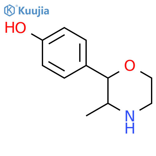 Morpholinomethylphenol structure