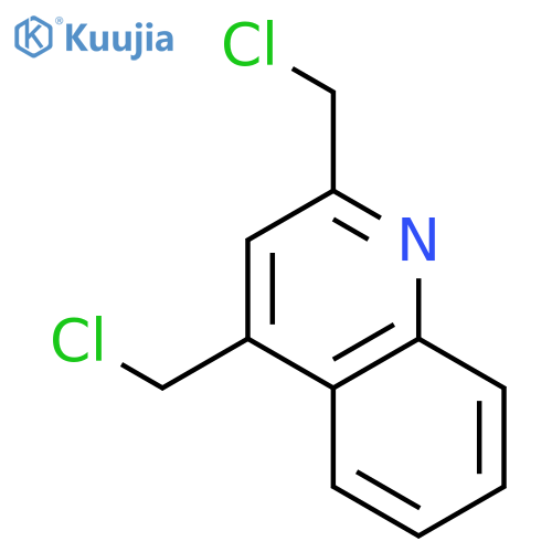 Quinoline, 2,4-bis(chloromethyl)- structure