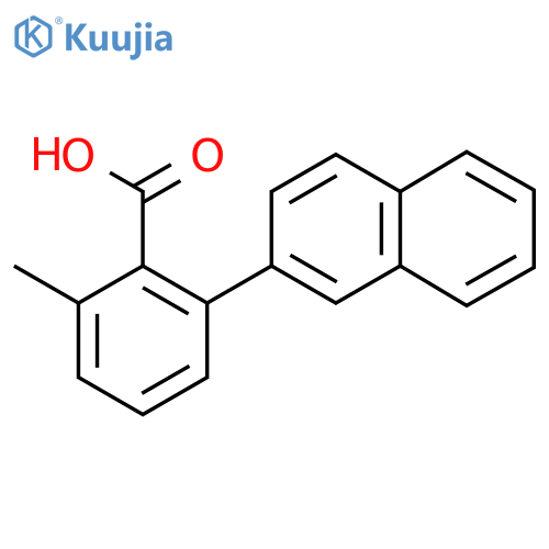 2-Methyl-6-(naphthalen-2-yl)benzoic acid structure