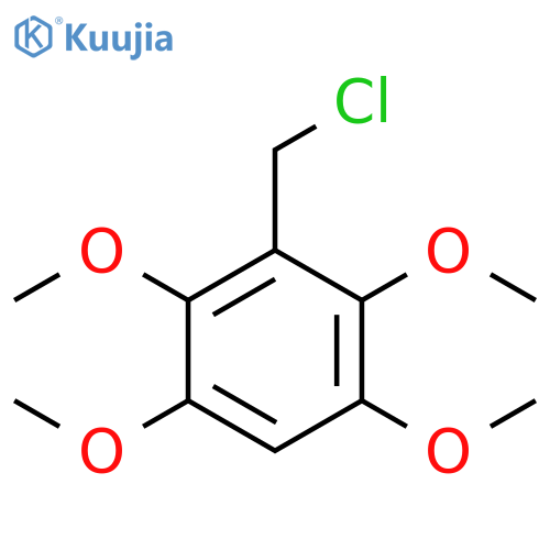 Benzene, 3-(chloromethyl)-1,2,4,5-tetramethoxy- structure