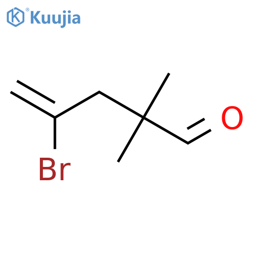 4-Pentenal, 4-bromo-2,2-dimethyl- structure