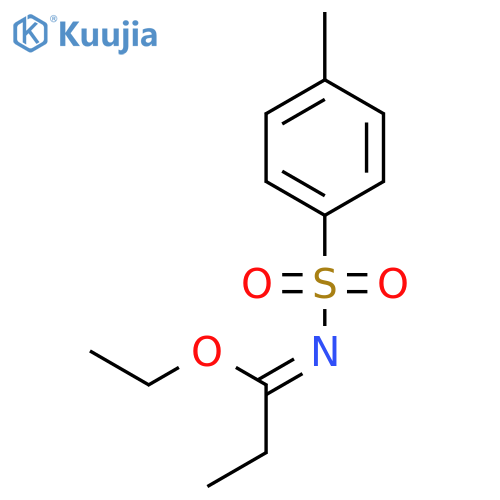 PROPANIMIDIC ACID, N-[(4-METHYLPHENYL)SULFONYL]-, ETHYL ESTER structure