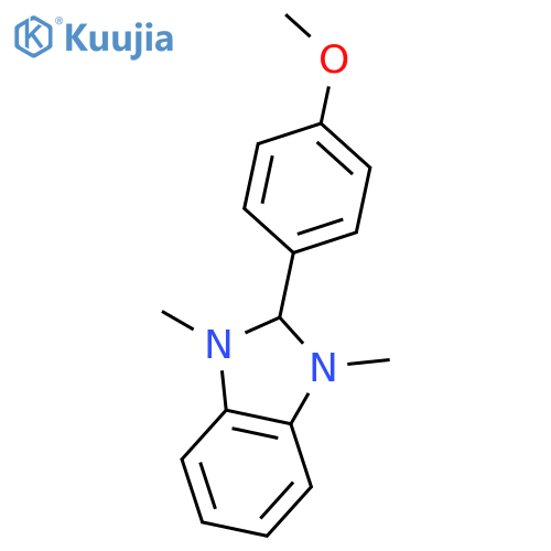1H-Benzimidazole, 2,3-dihydro-2-(4-methoxyphenyl)-1,3-dimethyl- structure