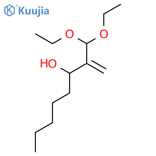 1-Octen-3-ol, 2-(diethoxymethyl)- structure
