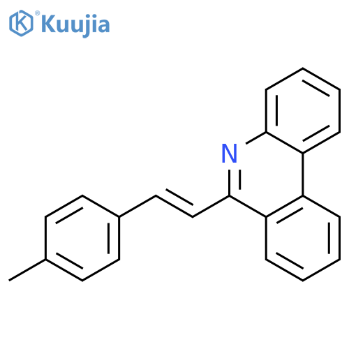 PHENANTHRIDINE, 6-[2-(4-METHYLPHENYL)ETHENYL]- structure