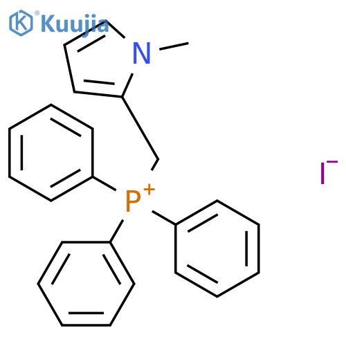 Phosphonium, [(1-methyl-1H-pyrrol-2-yl)methyl]triphenyl-, iodide structure
