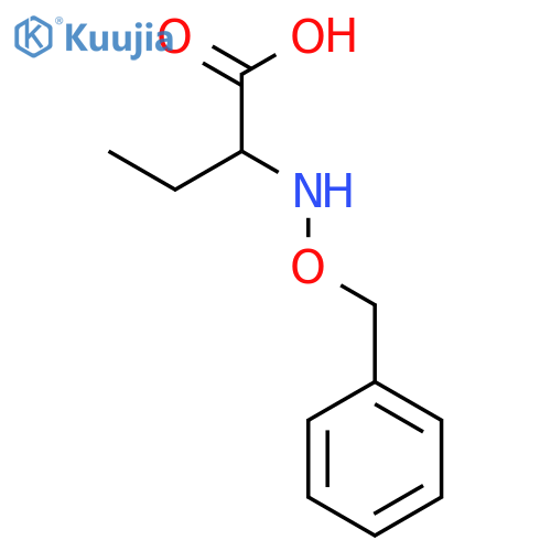 Butanoic acid, 2-[(phenylmethoxy)amino]- structure