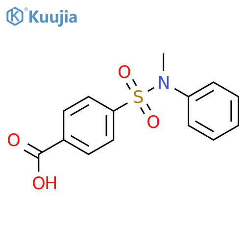 4-Methyl(phenyl)sulfamoylbenzoic Acid structure