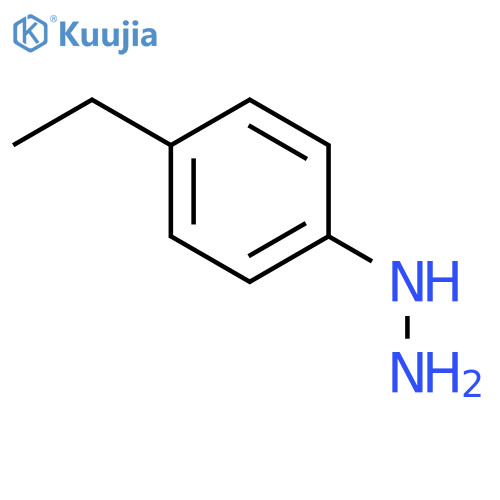 (4-ethylphenyl)hydrazine structure