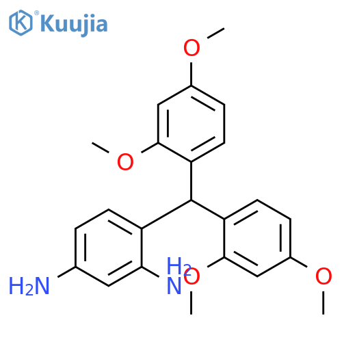 1,3-BENZENEDIAMINE, 4-[BIS(2,4-DIMETHOXYPHENYL)METHYL]- structure