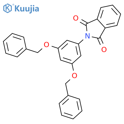 2-[3,5-bis(phenylmethoxy)phenyl]isoindole-1,3-dione structure