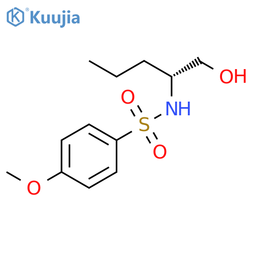 BENZENESULFONAMIDE, N-[(1R)-1-(HYDROXYMETHYL)BUTYL]-4-METHOXY- structure