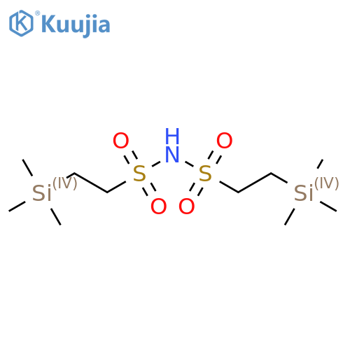 2-(trimethylsilyl)-N-2-(trimethylsilyl)ethanesulfonylethane-1-sulfonamide structure