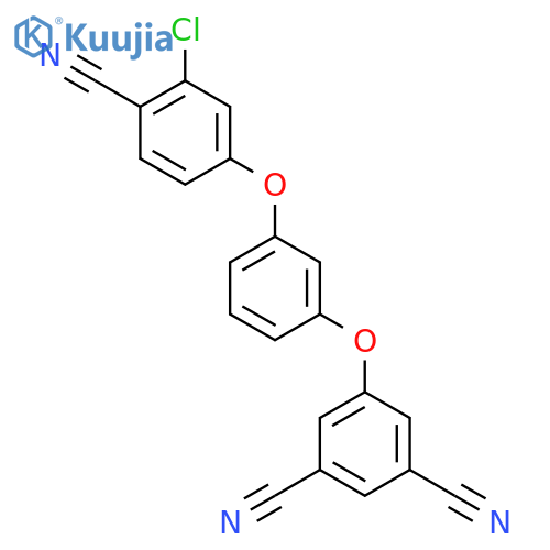 1,3-Benzenedicarbonitrile, 5-[3-(3-chloro-4-cyanophenoxy)phenoxy]- structure