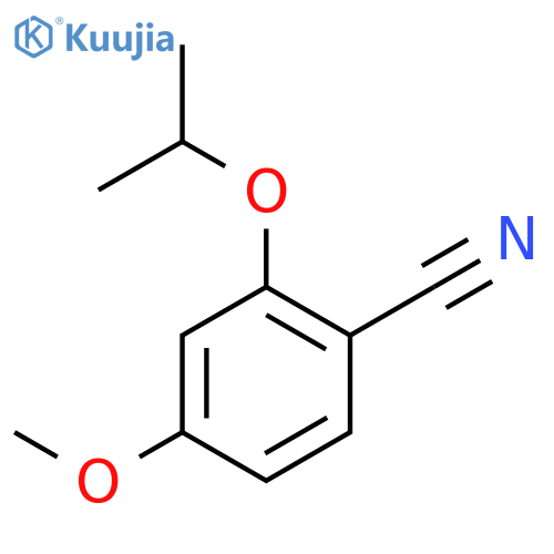 2-Isopropoxy-4-methoxybenzonitrile structure
