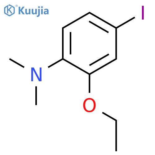 BENZENAMINE, 2-ETHOXY-4-IODO-N,N-DIMETHYL- structure