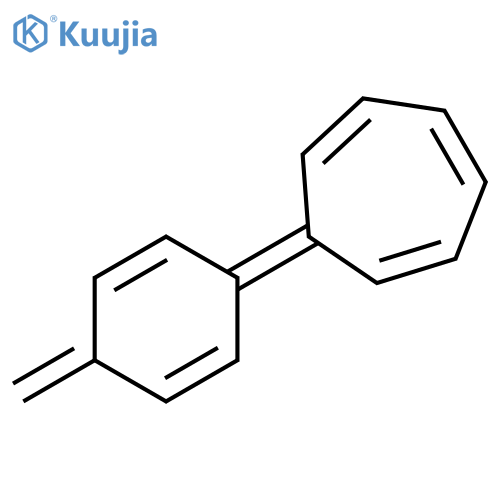 1,3,5-Cycloheptatriene, 7-(4-methylene-2,5-cyclohexadien-1-ylidene)- structure