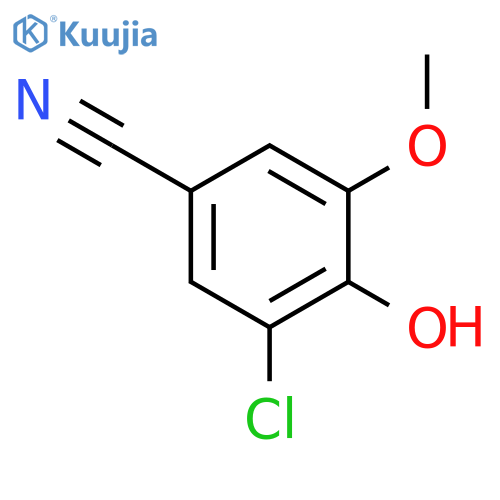 3-chloro-4-hydroxy-5-methoxybenzonitrile structure
