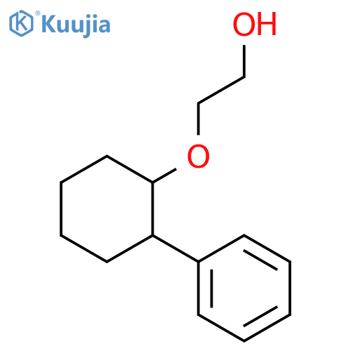 2-[(2-phenylcyclohexyl)oxy]ethanol structure